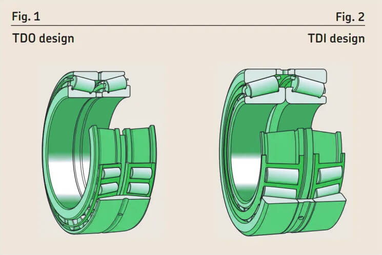 Rodamientos de dos hileras de rodillos cónicos